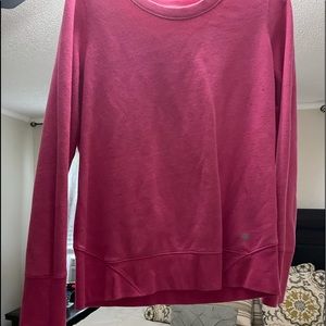 Tech gear workout sweater holes for thumbs